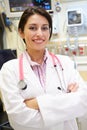 Portrait Of Female Doctor In Emergency Room Royalty Free Stock Photo