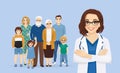 Family doctor Royalty Free Stock Photo