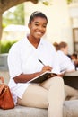 Portrait Of Female High School Student Wearing Uniform Royalty Free Stock Photo