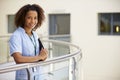Portrait Of Female Nurse With Digital Tablet In Hospital Royalty Free Stock Photo