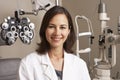 Portrait Of Female Optician In Surgery Royalty Free Stock Photo