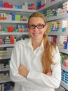 Portrait of a female pharmacist