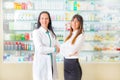 Portrait of female pharmacists