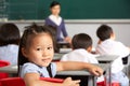 Portrait Of Female Pupil In A Chinese School Royalty Free Stock Photo