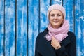 A young woman in a knitted hat Royalty Free Stock Photo