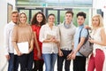 Portrait Of Female Tutor In Class With Students Royalty Free Stock Photo