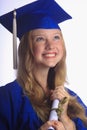 Portrait of a female university graduate Royalty Free Stock Photo