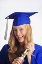 Portrait of a female university graduate Royalty Free Stock Photo