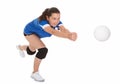 Portrait of female volleyball player Royalty Free Stock Photo