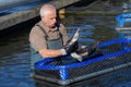 Portrait fisherman outside Royalty Free Stock Photo