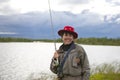 Portrait of a fisherwoman 2 Royalty Free Stock Photo