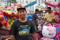 Portrait of an flamboyant rickshaw man, Malacca