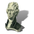 President Thomas Jefferson portrait. Royalty Free Stock Photo