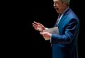 Nigel Farage, Brexit party leader, giving a speech Royalty Free Stock Photo