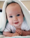 Portrait of four months old baby Royalty Free Stock Photo