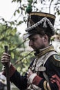 Portrait of a french napoleonic soldier