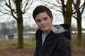 Teenage boy with many freckles Royalty Free Stock Photo