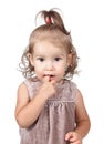 Portrait of funny little girl Royalty Free Stock Photo