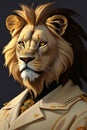 Portrait of a Gentleman Lion