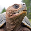 Portrait of a Giant Tortoise (Geochelone sulcata)