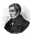 Portrait of Giovanni Berchet italian poet