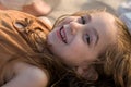 Portrait of girl on beach