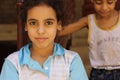 Portrait of a girl and a boy in the street in giza, egypt