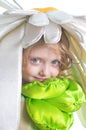 Portrait of the girl in a costume Royalty Free Stock Photo