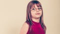 Portrait of girl in glasses Royalty Free Stock Photo