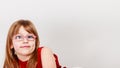 Portrait of girl in glasses Royalty Free Stock Photo