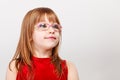 Portrait of girl in glasses Royalty Free Stock Photo