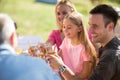 Portrait of girl having picnic Royalty Free Stock Photo