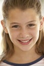 Portrait Of Girl Smiling Royalty Free Stock Photo