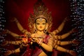 Portrait of Goddess Durga Royalty Free Stock Photo
