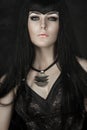 Portrait of a gothic woman Royalty Free Stock Photo