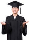 Graduate teen boy student Royalty Free Stock Photo