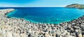 Portrait graffiti art of famous artists, musicians and singers on stones of breakwater in the Santa Cruz de Tenerife. Editorial Royalty Free Stock Photo