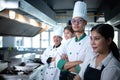 Portrait of a group of chefs and culinary students