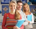 Portrait Of Group Of Teachers In Classroom Royalty Free Stock Photo