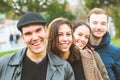 Portrait of a group of Turkish friends in Istanbul