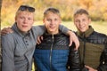 Portrait of a group of young boys Royalty Free Stock Photo