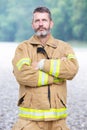 Handsome Blue Collar man in work wear Royalty Free Stock Photo