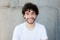 Portrait of a handsome caucasian young adult man with beard Royalty Free Stock Photo