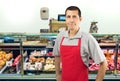 Butcher standing at butchery