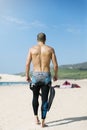 Portrait of handsome man kitesurfer. Royalty Free Stock Photo