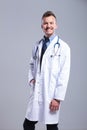 Portrait of an handsome young doctor Royalty Free Stock Photo