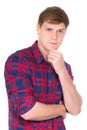 Portrait of handsome young guy Royalty Free Stock Photo