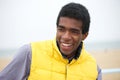 Portrait of a happy african american man smiling outdoors Royalty Free Stock Photo