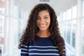 Portrait of a happy afro american woman