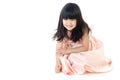 Portrait of Happy asian cute gril Royalty Free Stock Photo